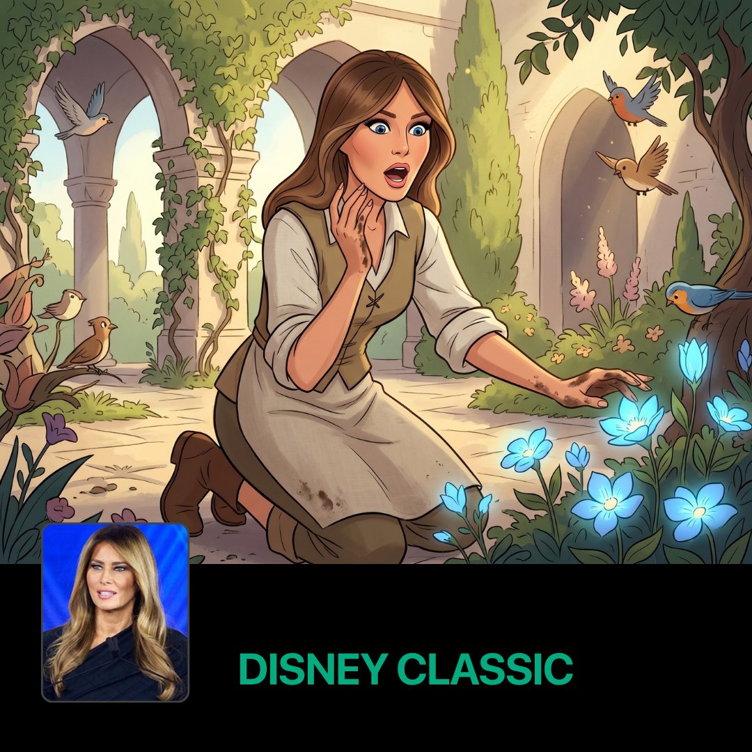 Classic Disney Animation example using uploaded photo