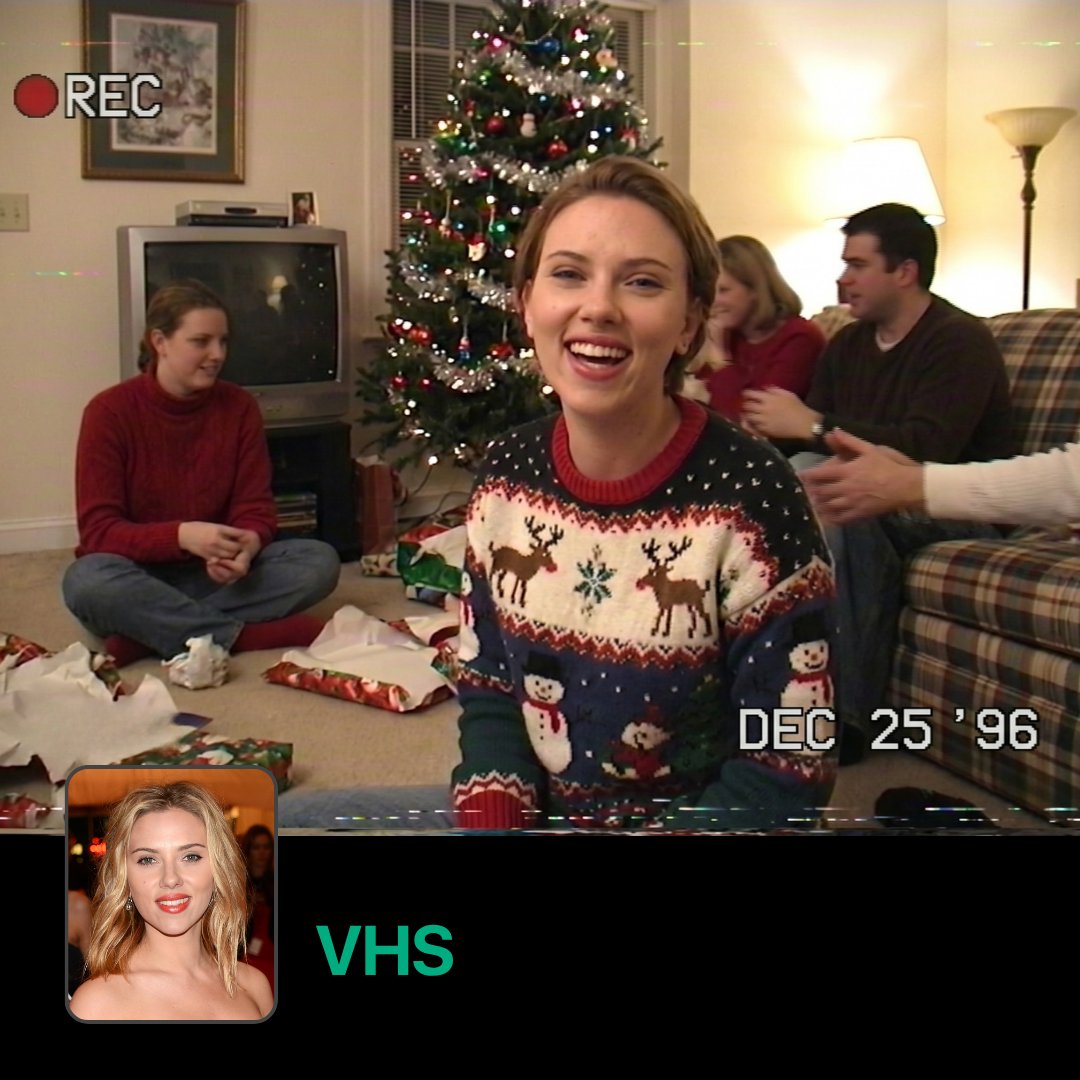 VHS Home Video example using uploaded photo